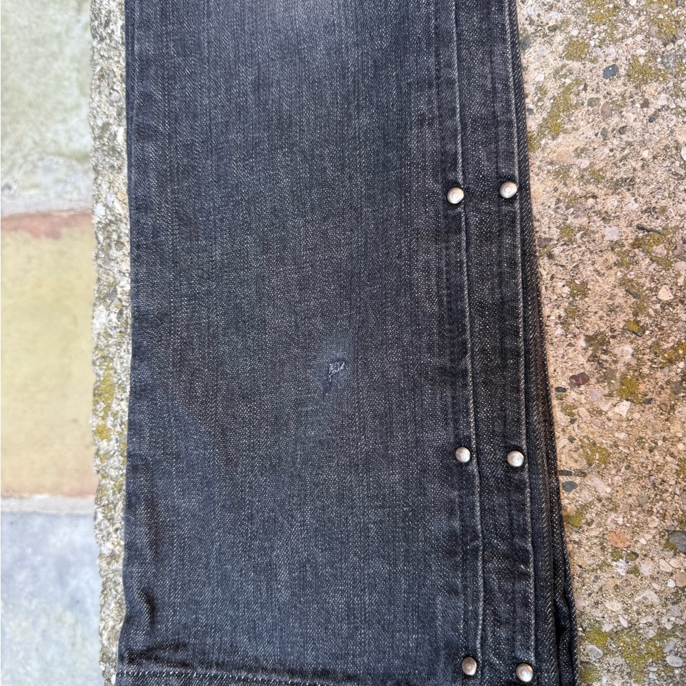 Polo Ralph Lauren Black Studded Skinny Jeans - Picture 3 of 6